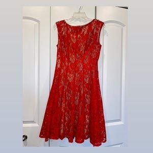Red Lace Dress